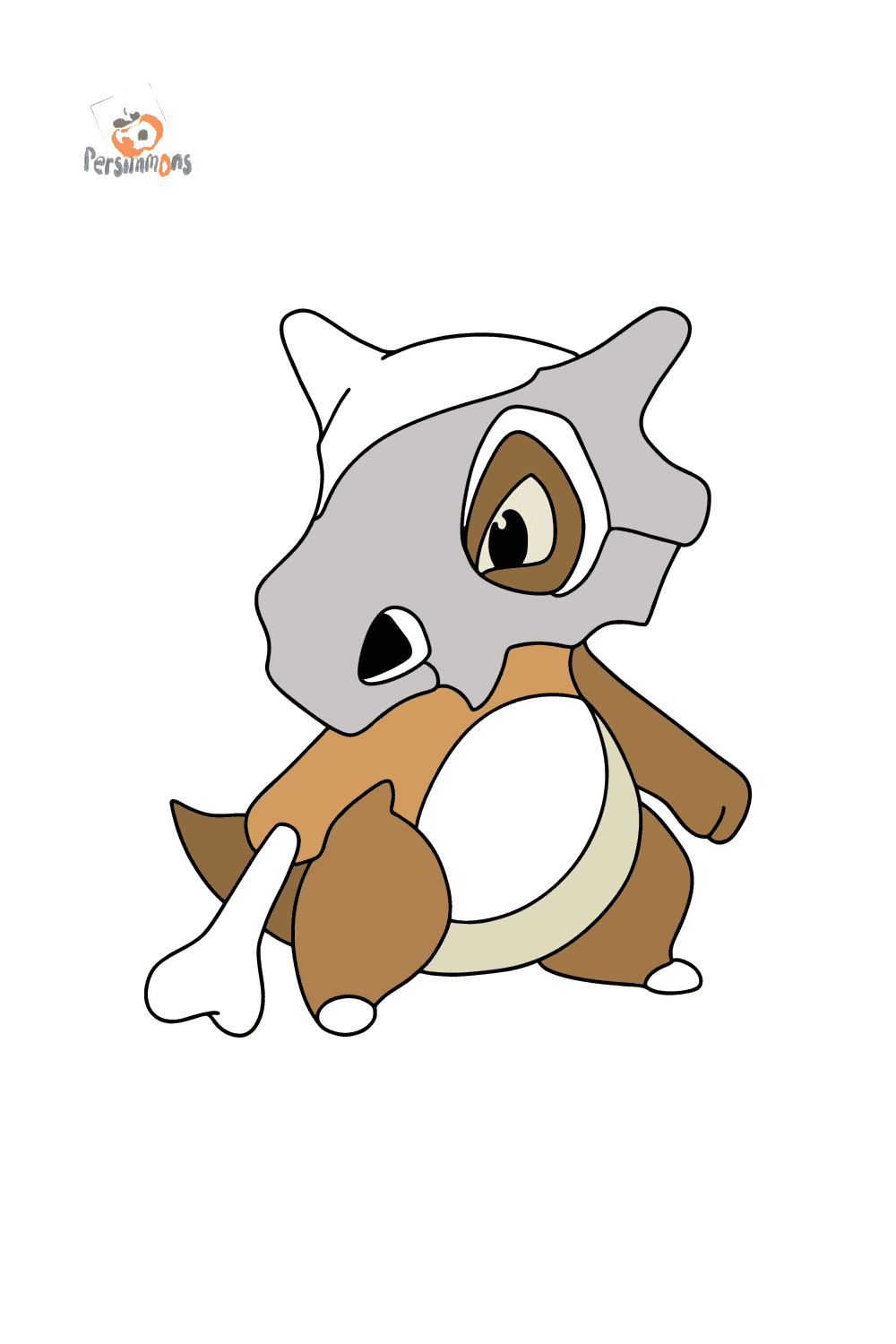 Cubone Coloring Page 48