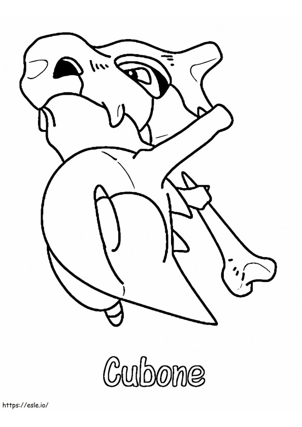 Cubone Coloring Page 50