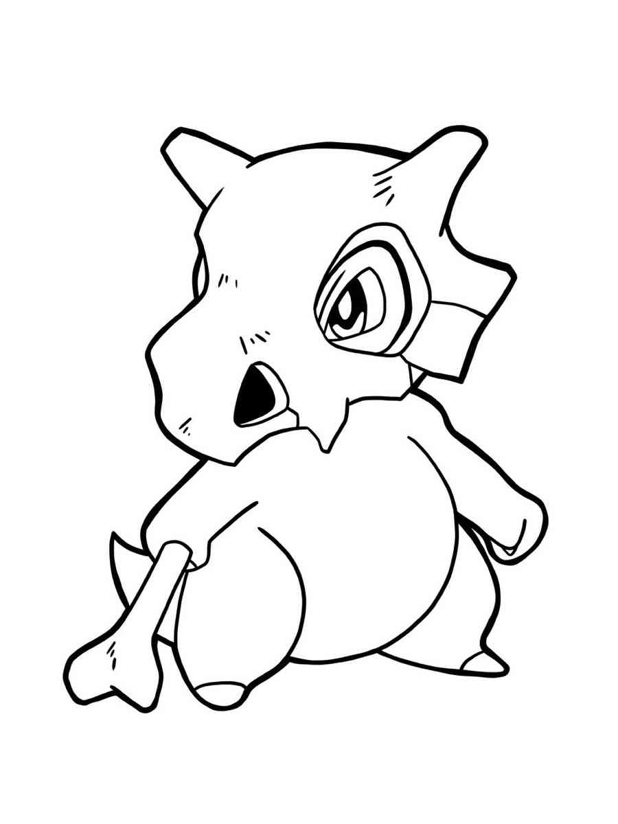 Cubone Coloring Page 57