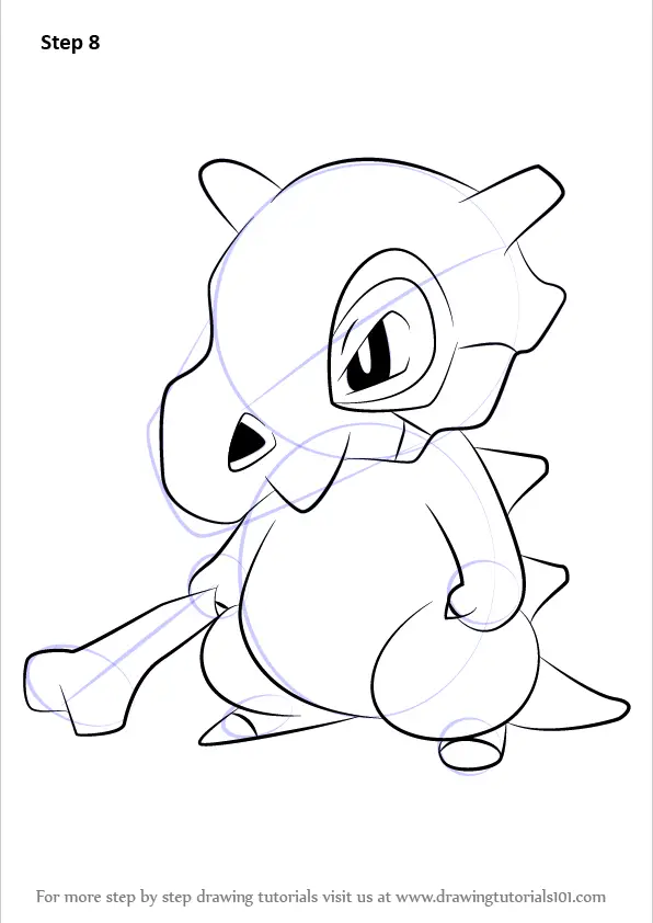 Cubone Coloring Page 64