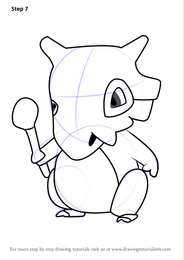 Cubone Coloring Page 65