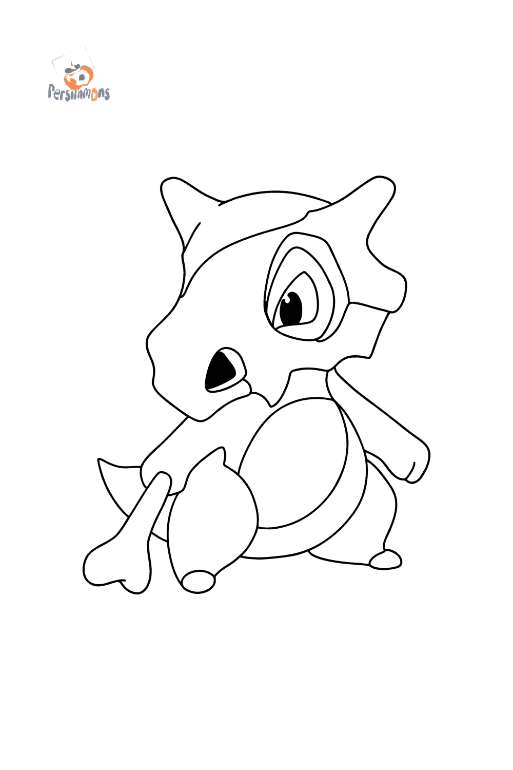 Cubone Coloring Page 70