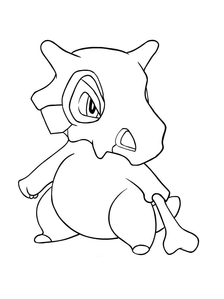 Cubone Coloring Page 71