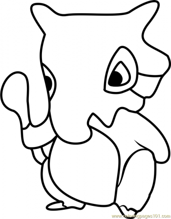 Cubone Coloring Page 73