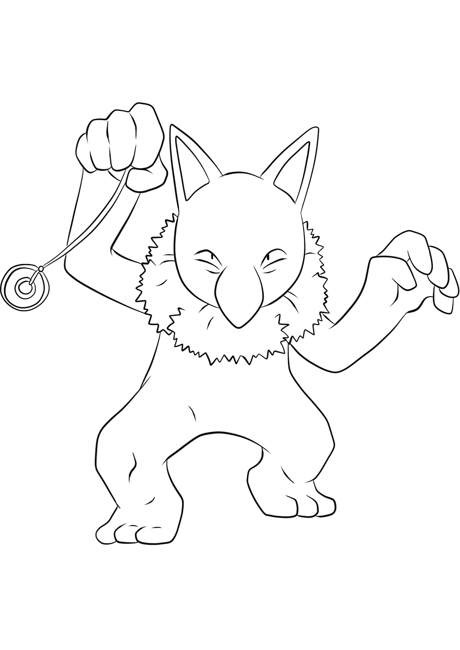 Cubone Coloring Page 76