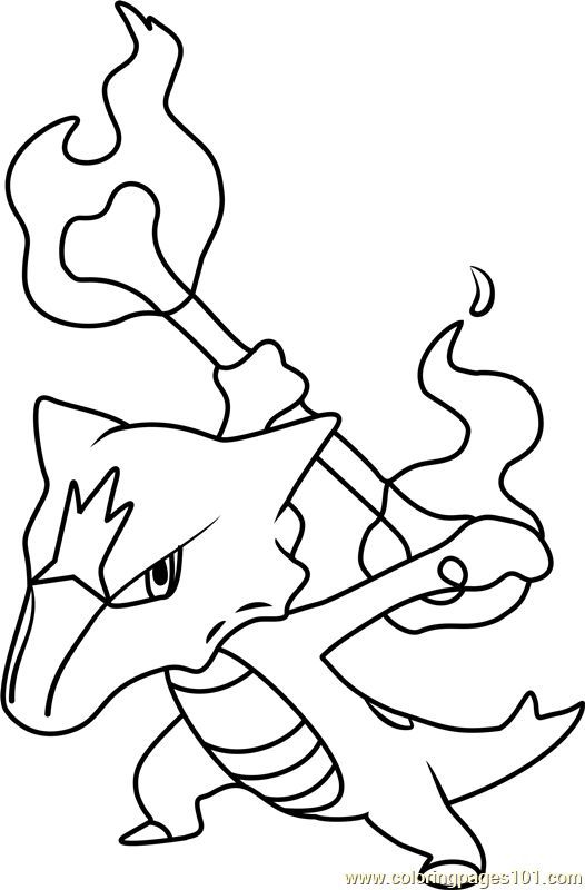 Cubone Coloring Page 90