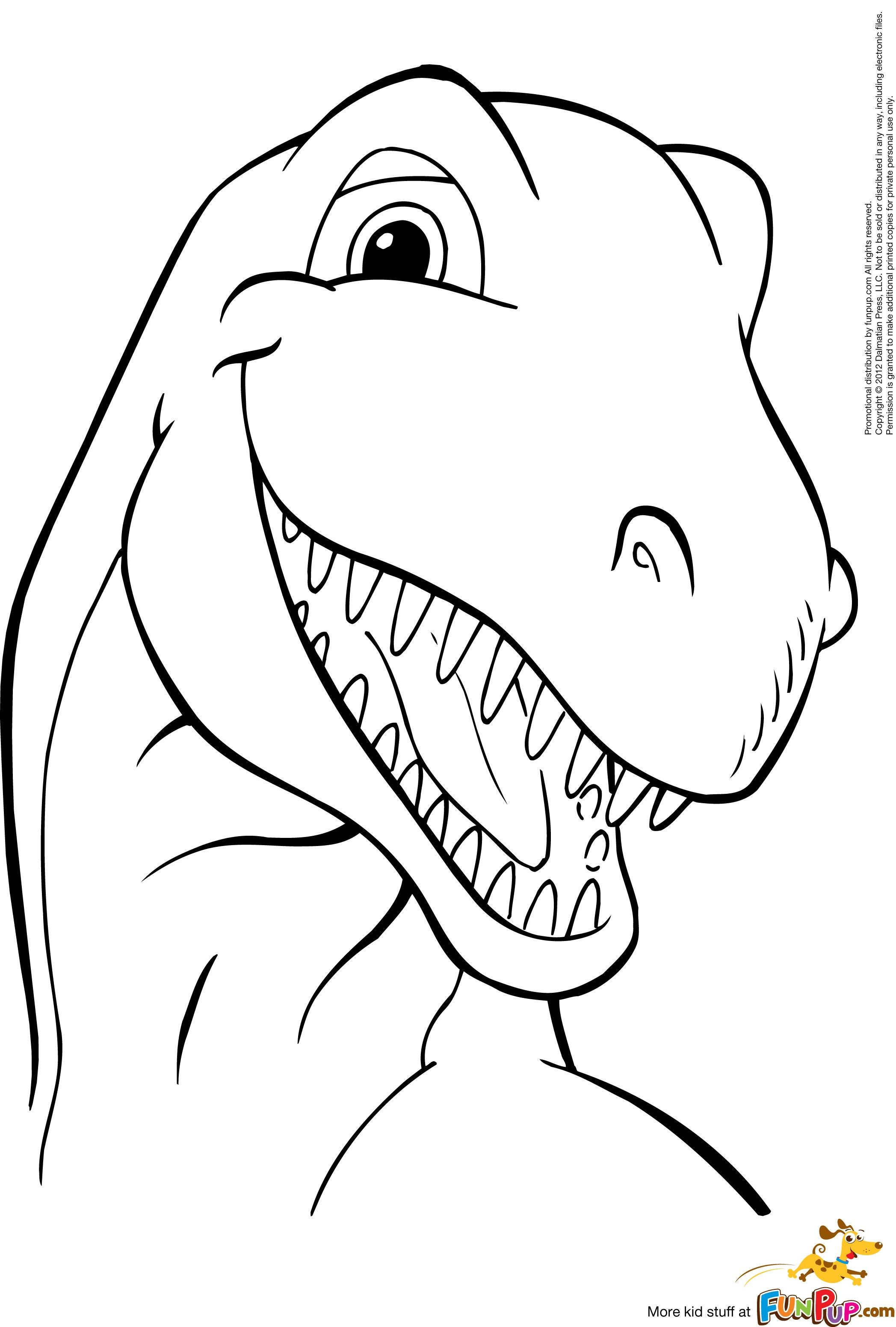 Free Coloring Pages Dinosaurs 17