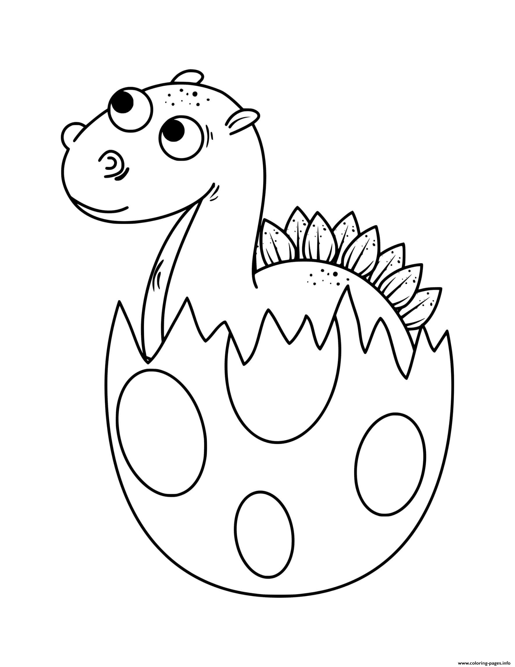 Free Coloring Pages Dinosaurs 21