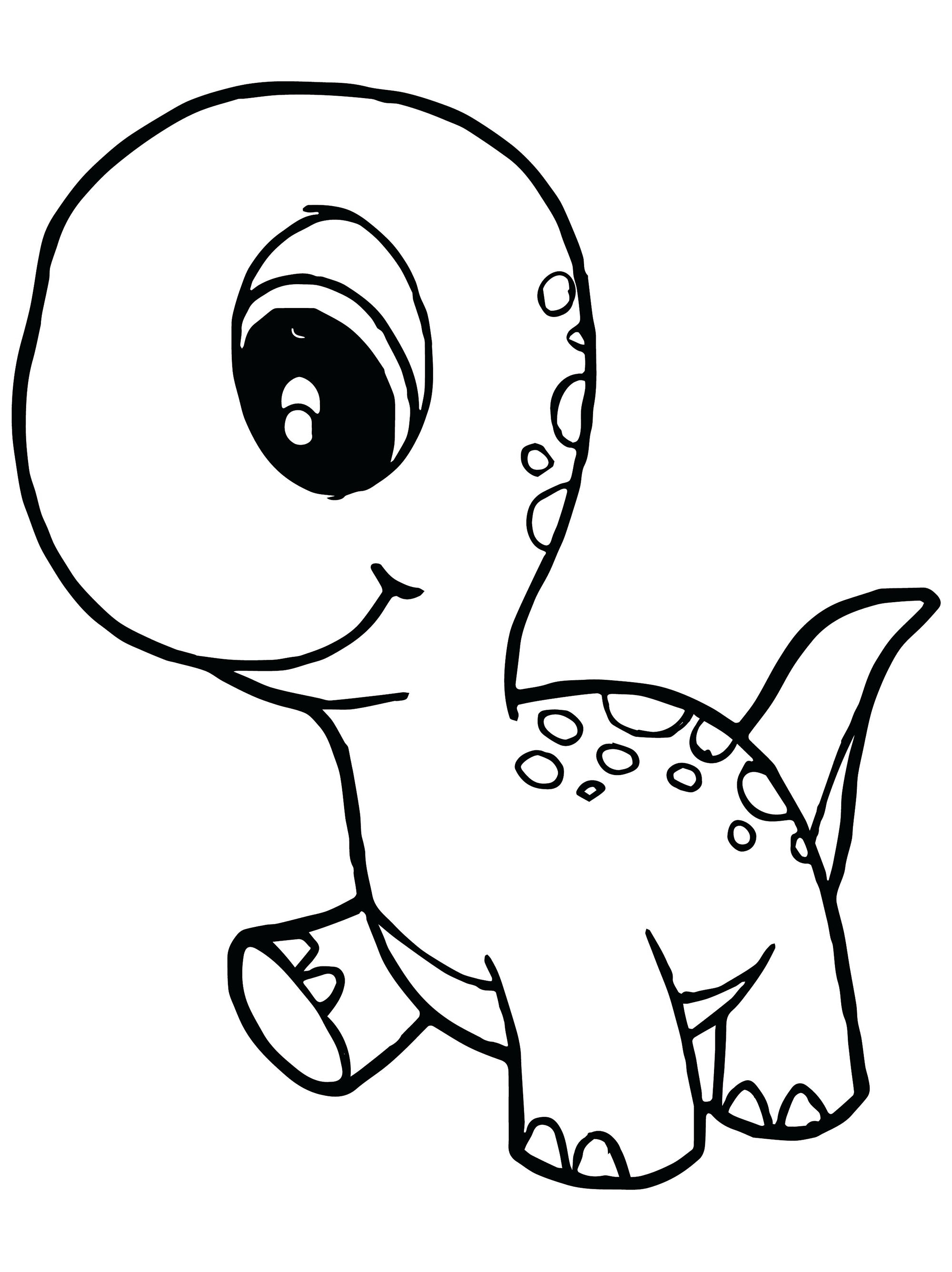 Free Coloring Pages Dinosaurs 24