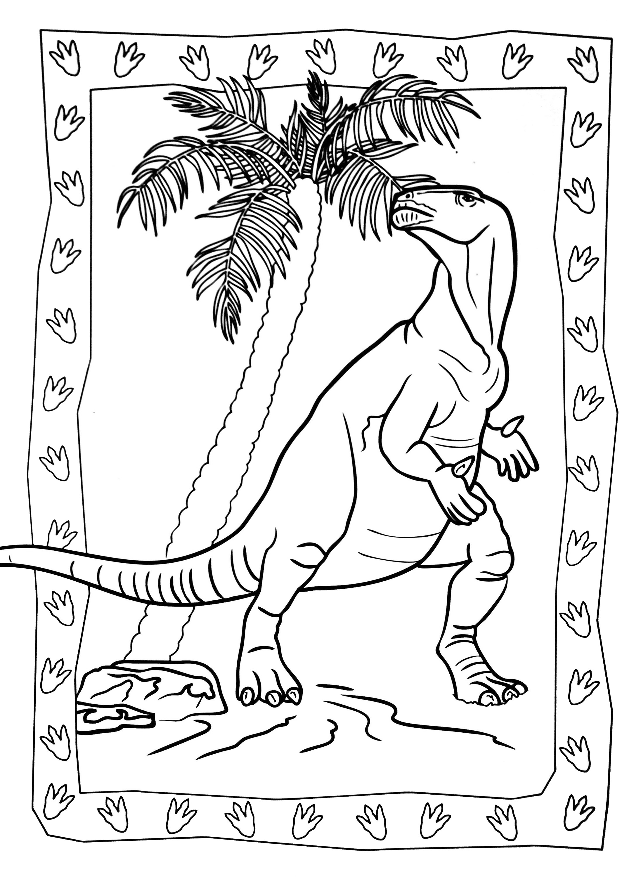 Free Coloring Pages Dinosaurs 28