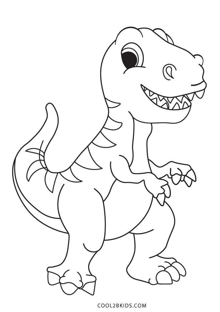 Free Coloring Pages Dinosaurs 41