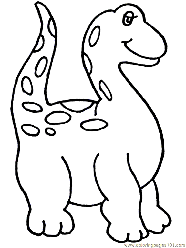 Free Coloring Pages Dinosaurs 45