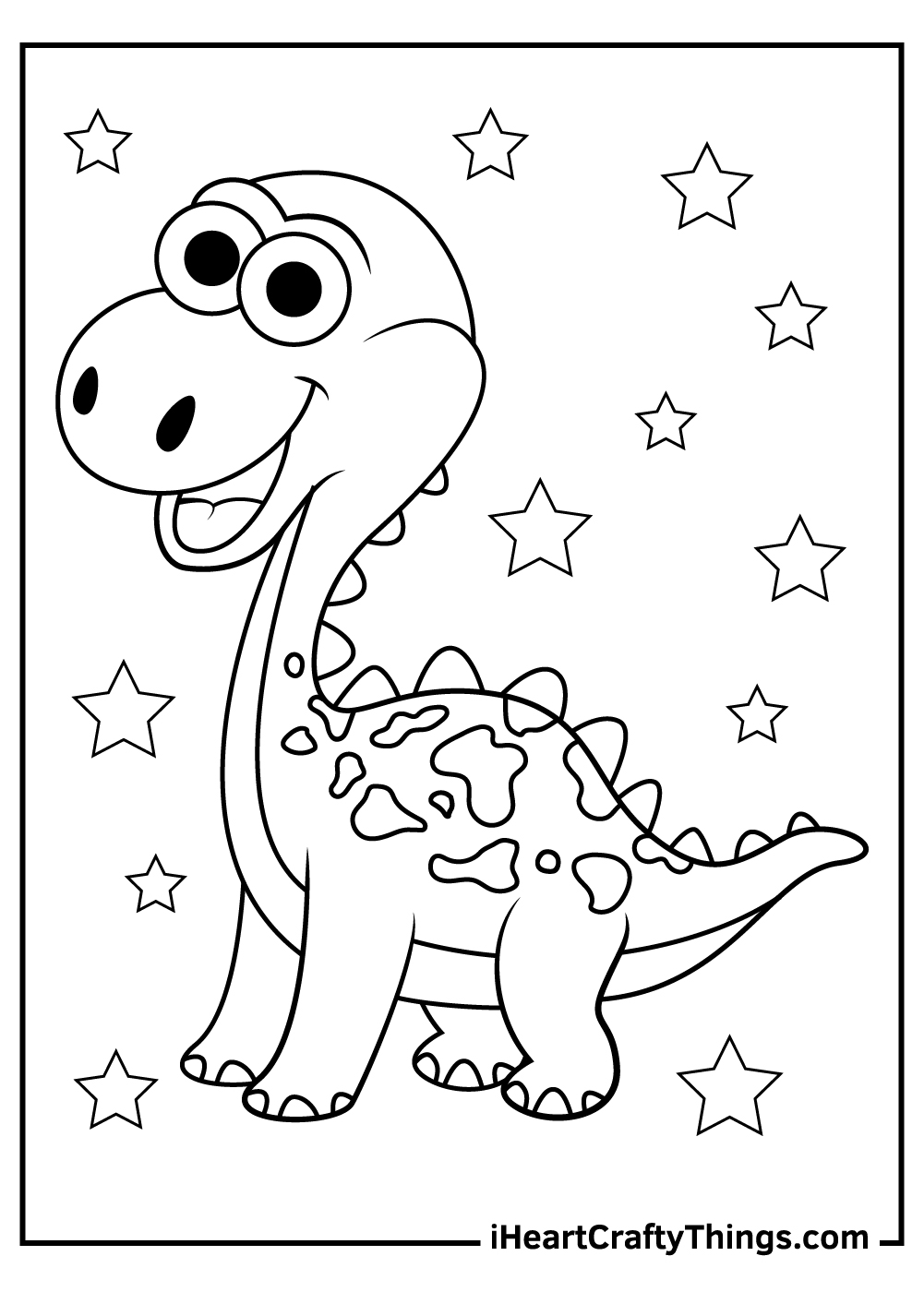 Free Coloring Pages Dinosaurs 49