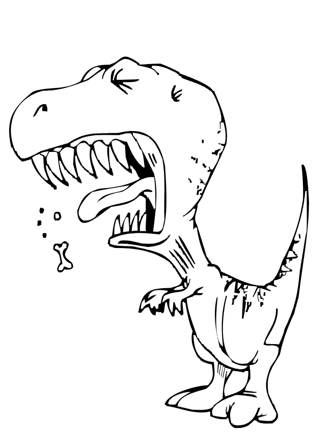 Free Coloring Pages Dinosaurs 58