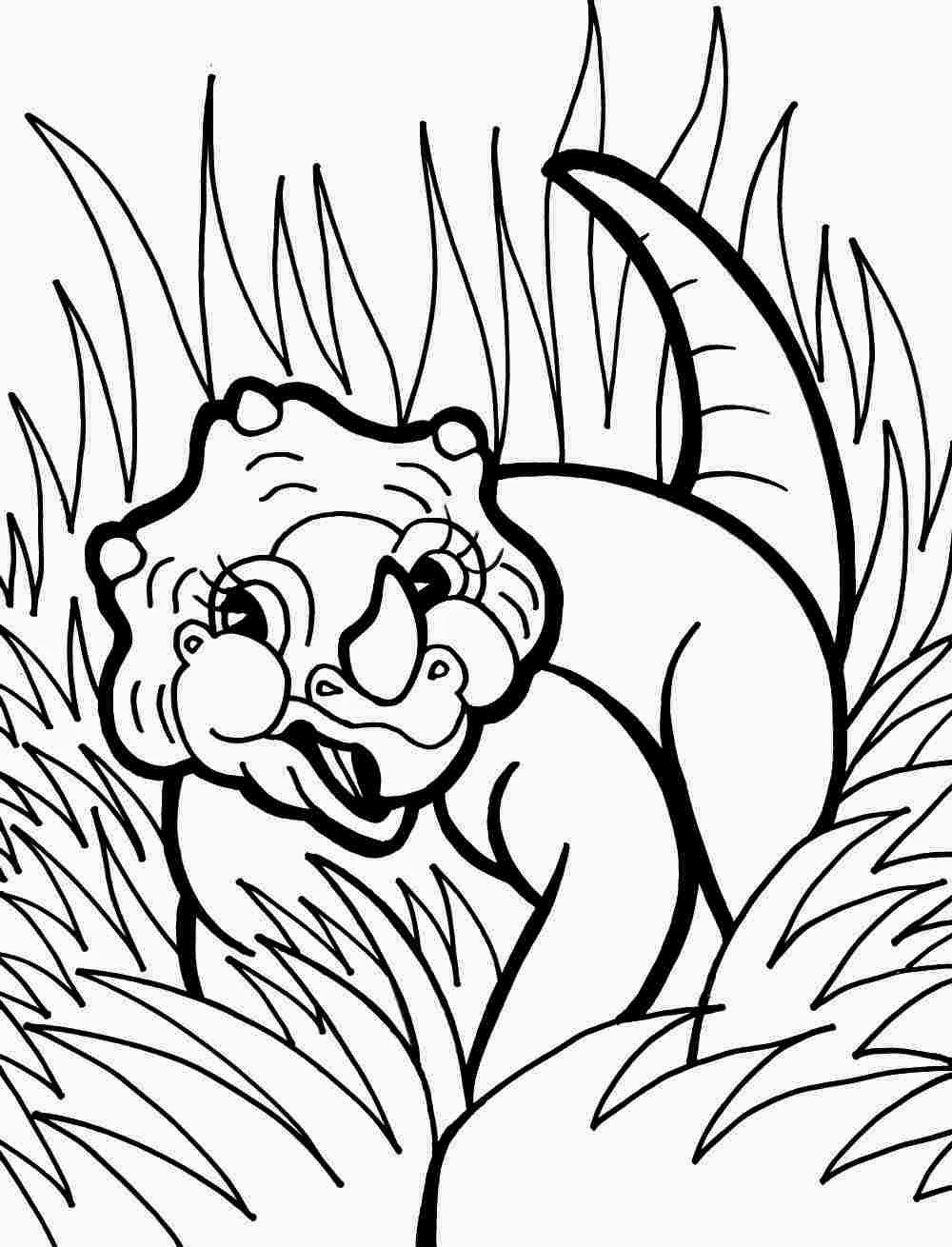 Free Coloring Pages Dinosaurs 59