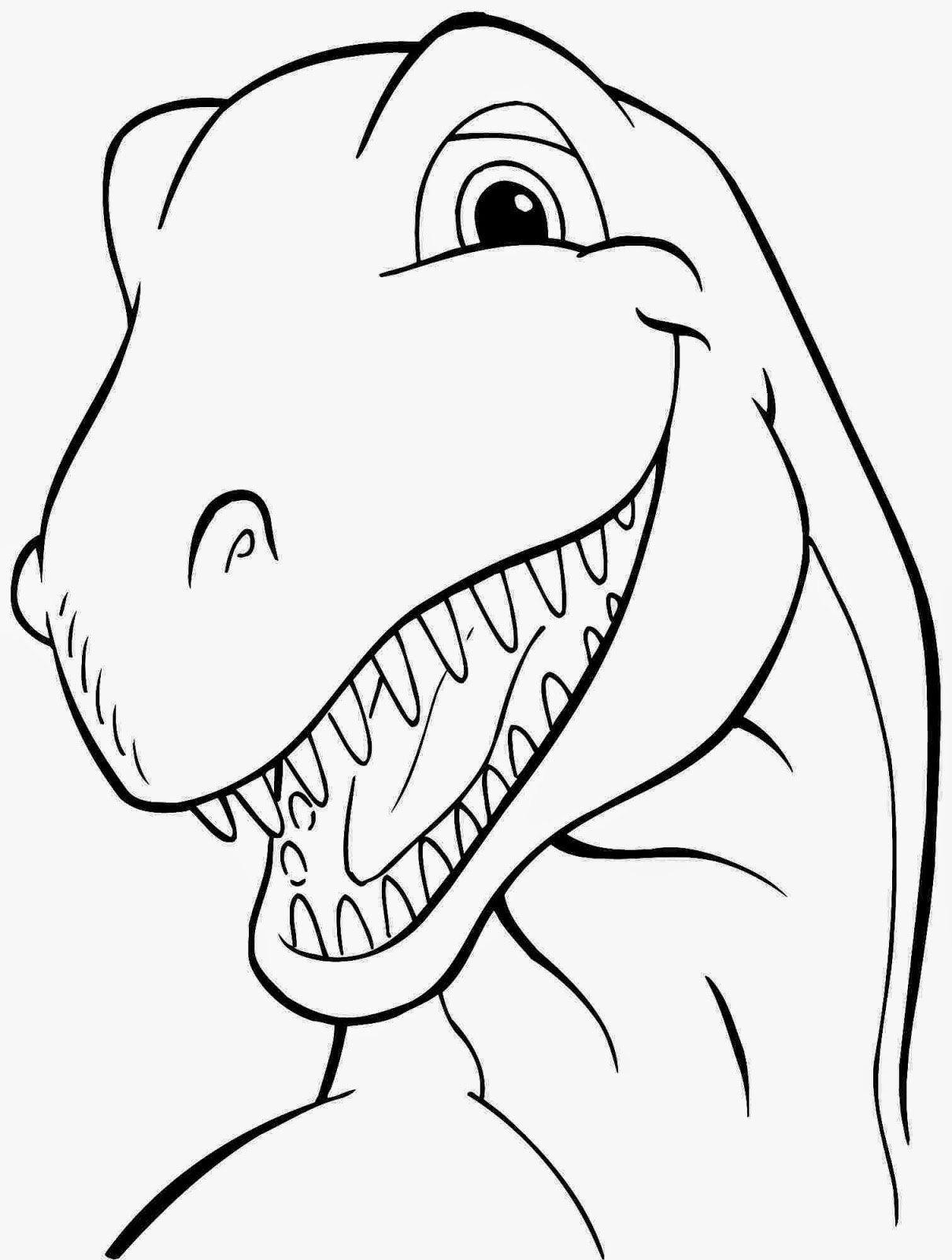 Free Coloring Pages Dinosaurs 6