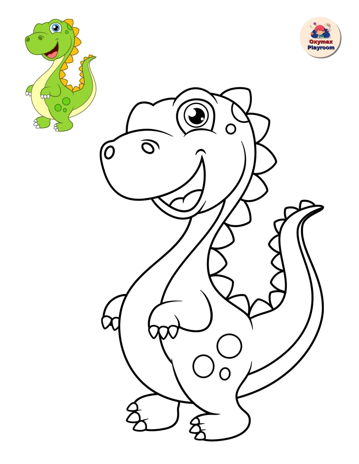 Free Coloring Pages Dinosaurs 60