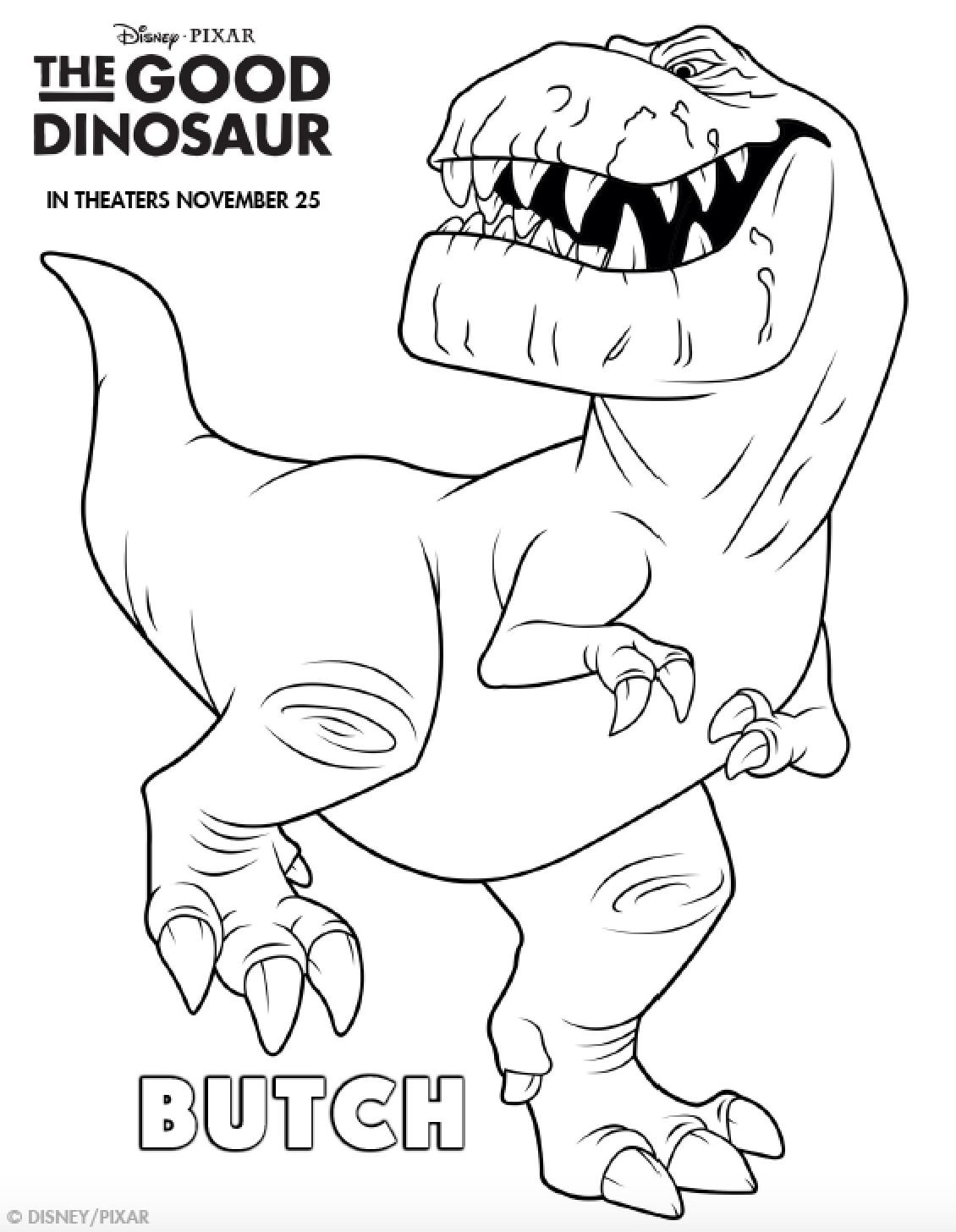 Free Coloring Pages Dinosaurs 61