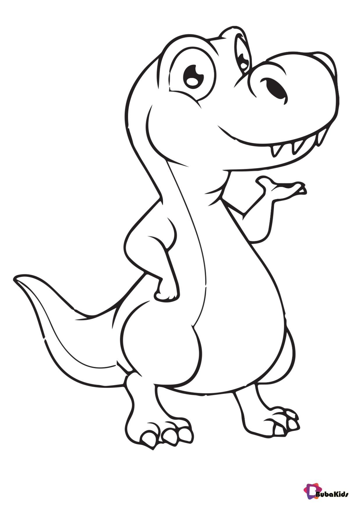 Free Coloring Pages Dinosaurs 65