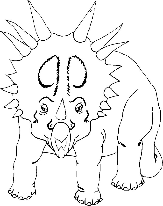 Free Coloring Pages Dinosaurs 70