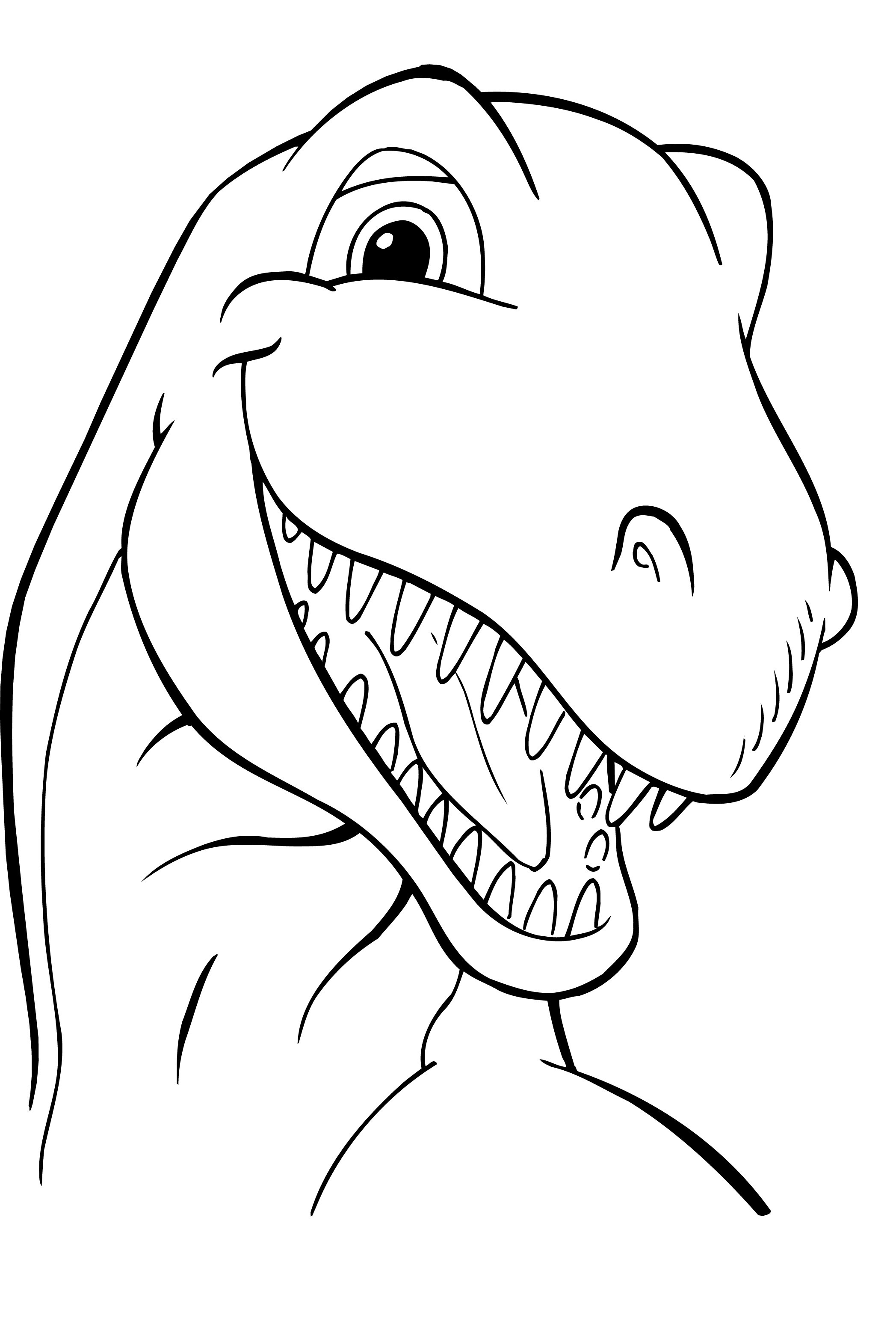 Free Coloring Pages Dinosaurs 71