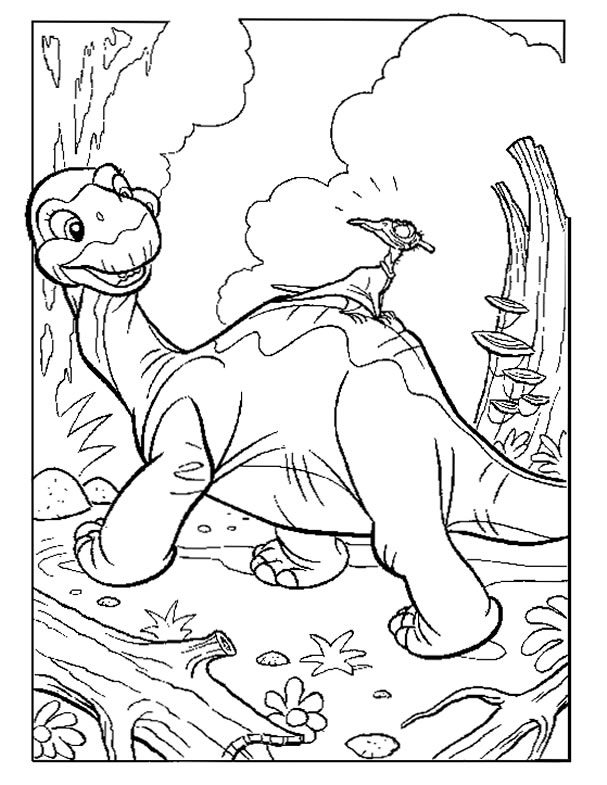 Free Coloring Pages Dinosaurs 79