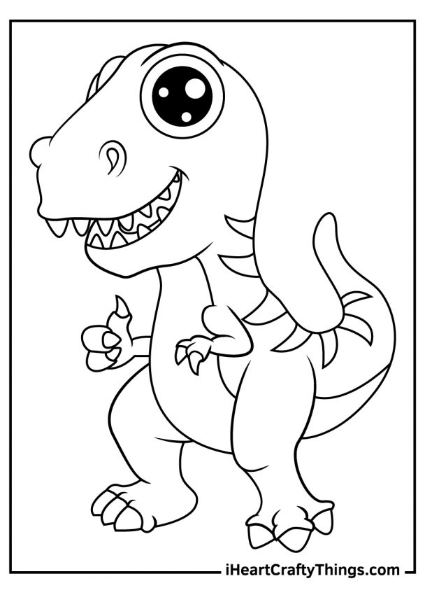 Free Coloring Pages Dinosaurs 85