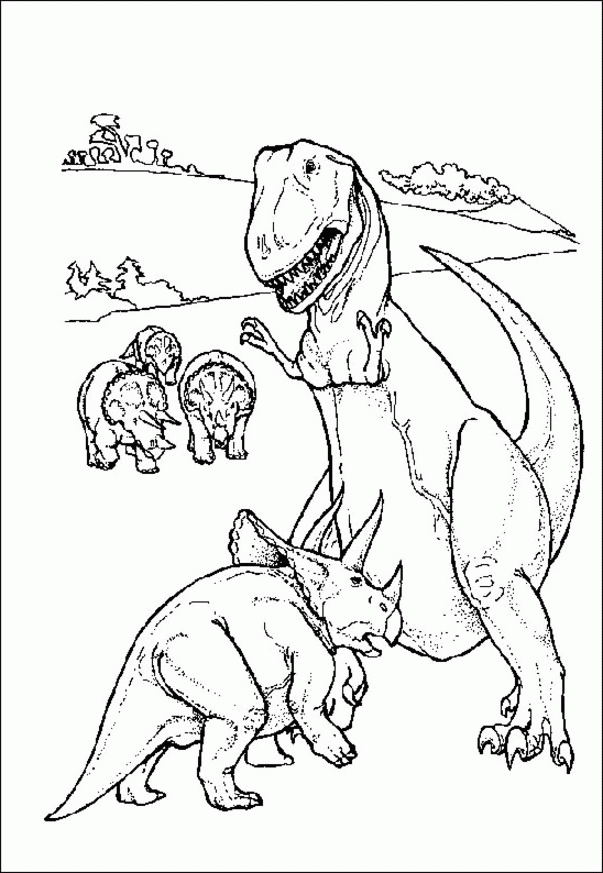 Free Coloring Pages Dinosaurs 88