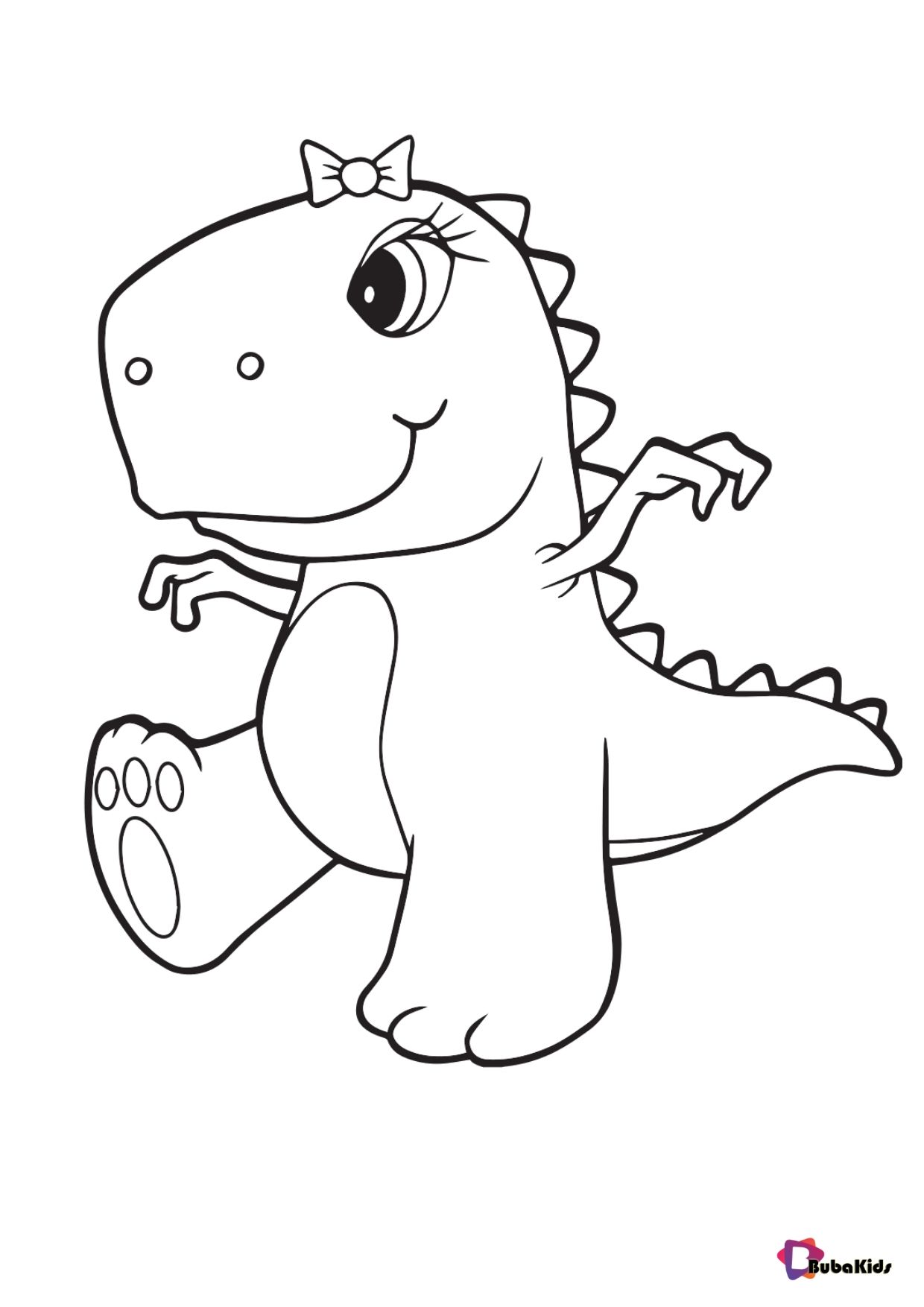 Free Coloring Pages Dinosaurs 90