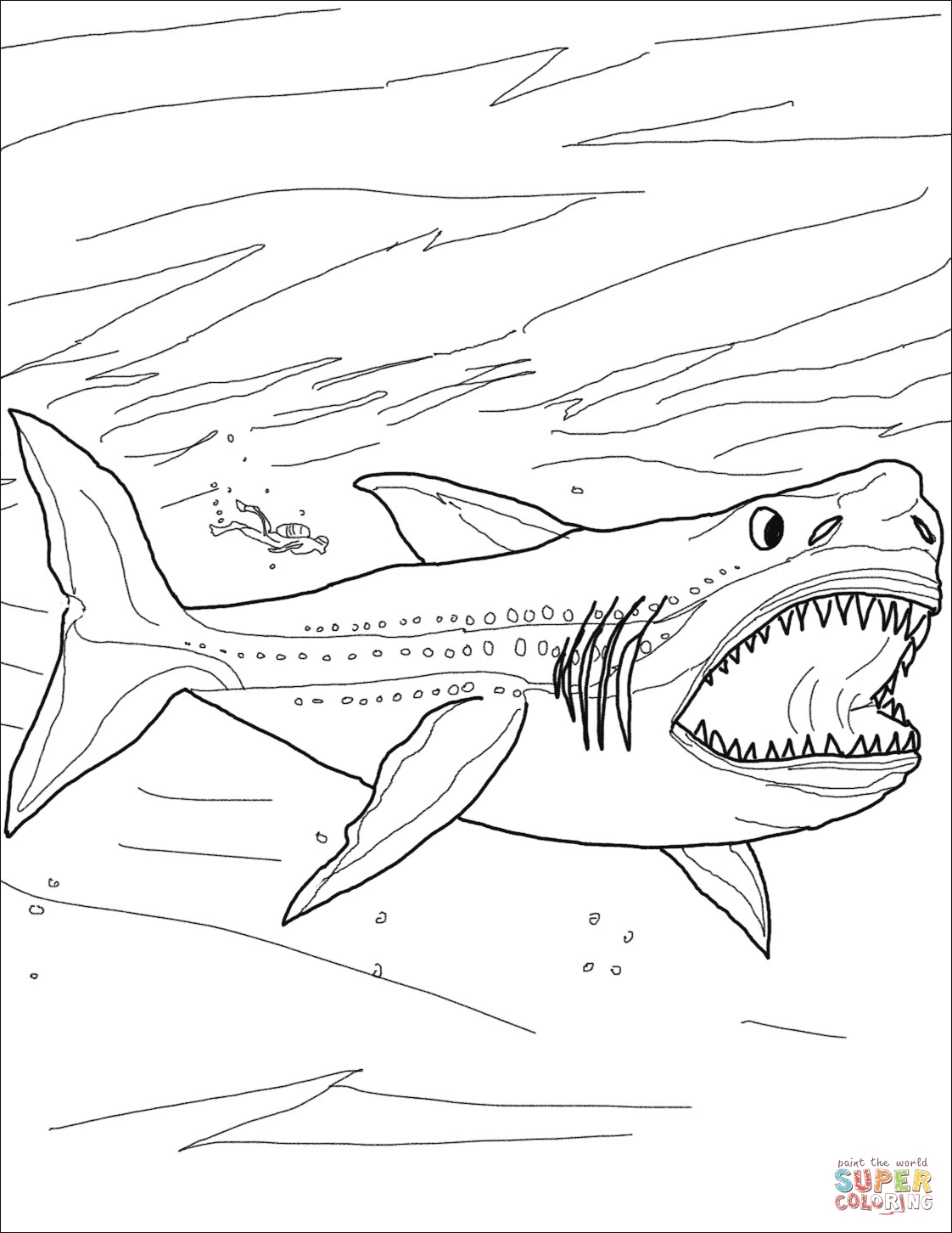 Megalodon Coloring Sheet 44