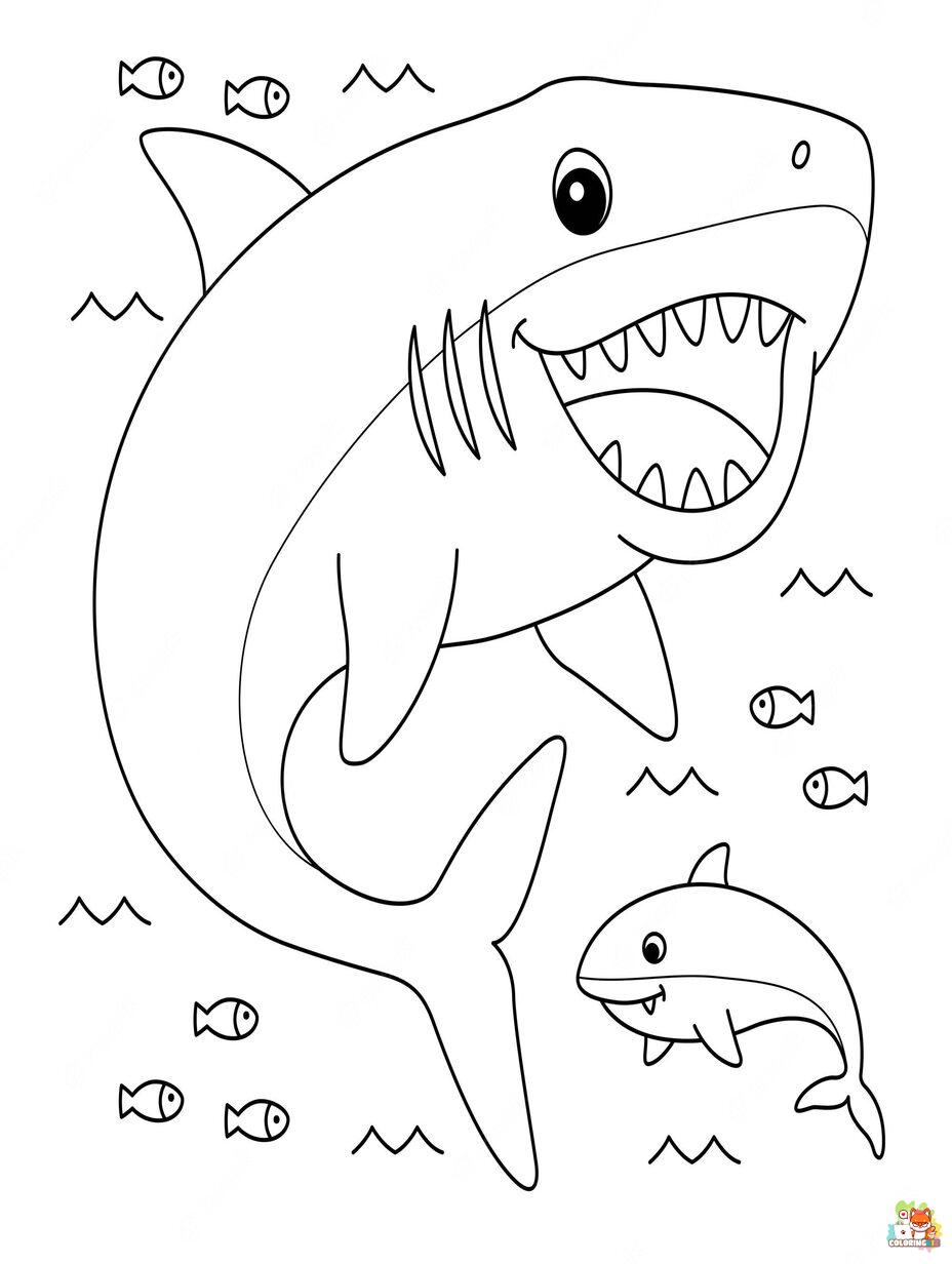 Megalodon Coloring Sheet 92