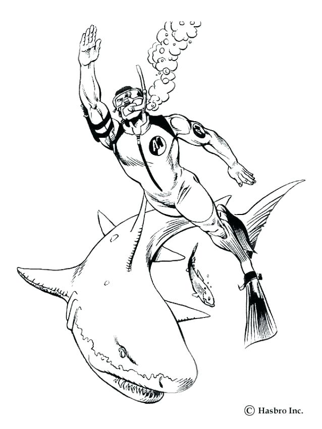 Megalodon Coloring Sheet 95