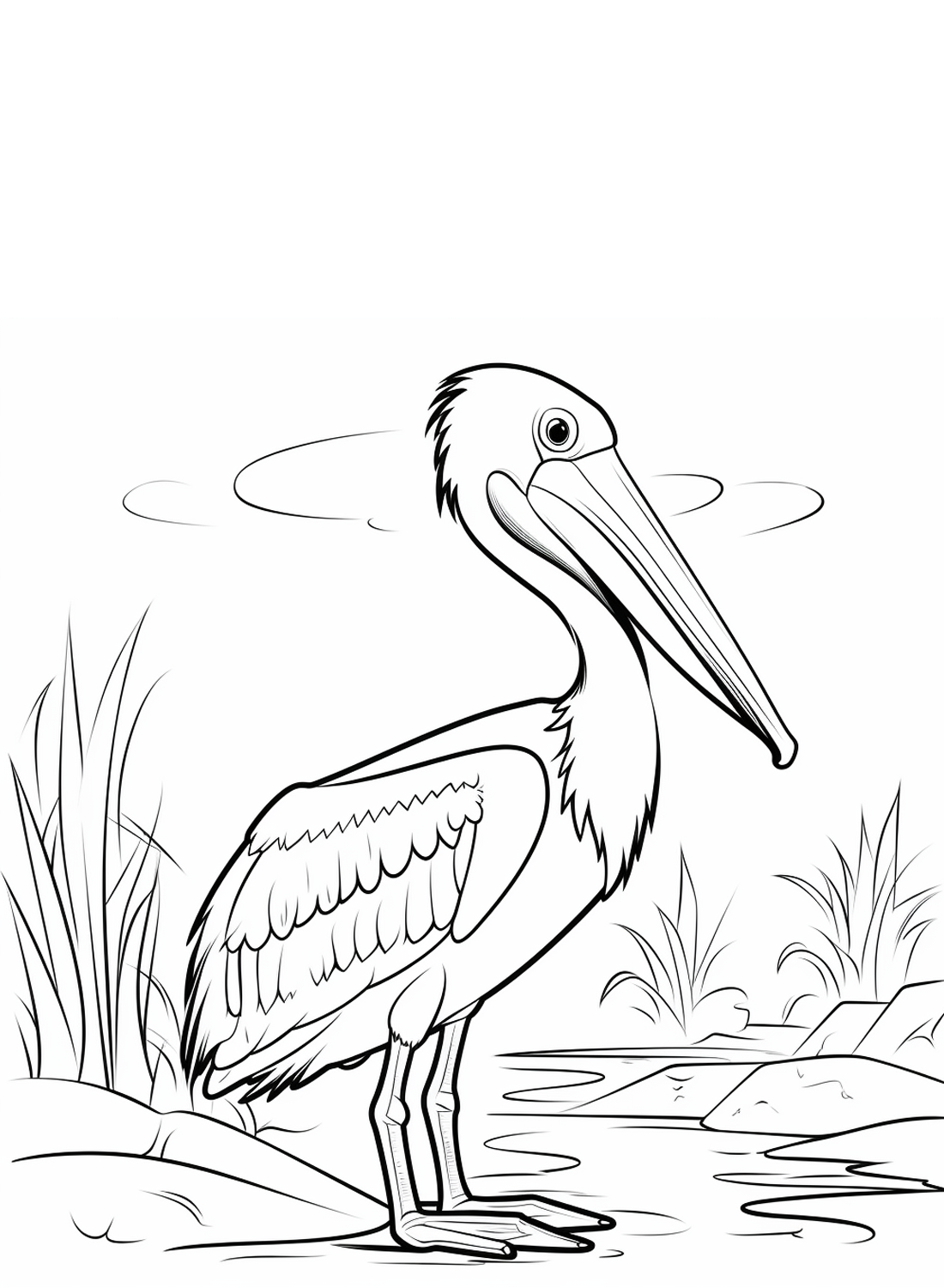 Pelican Coloring Pages 32