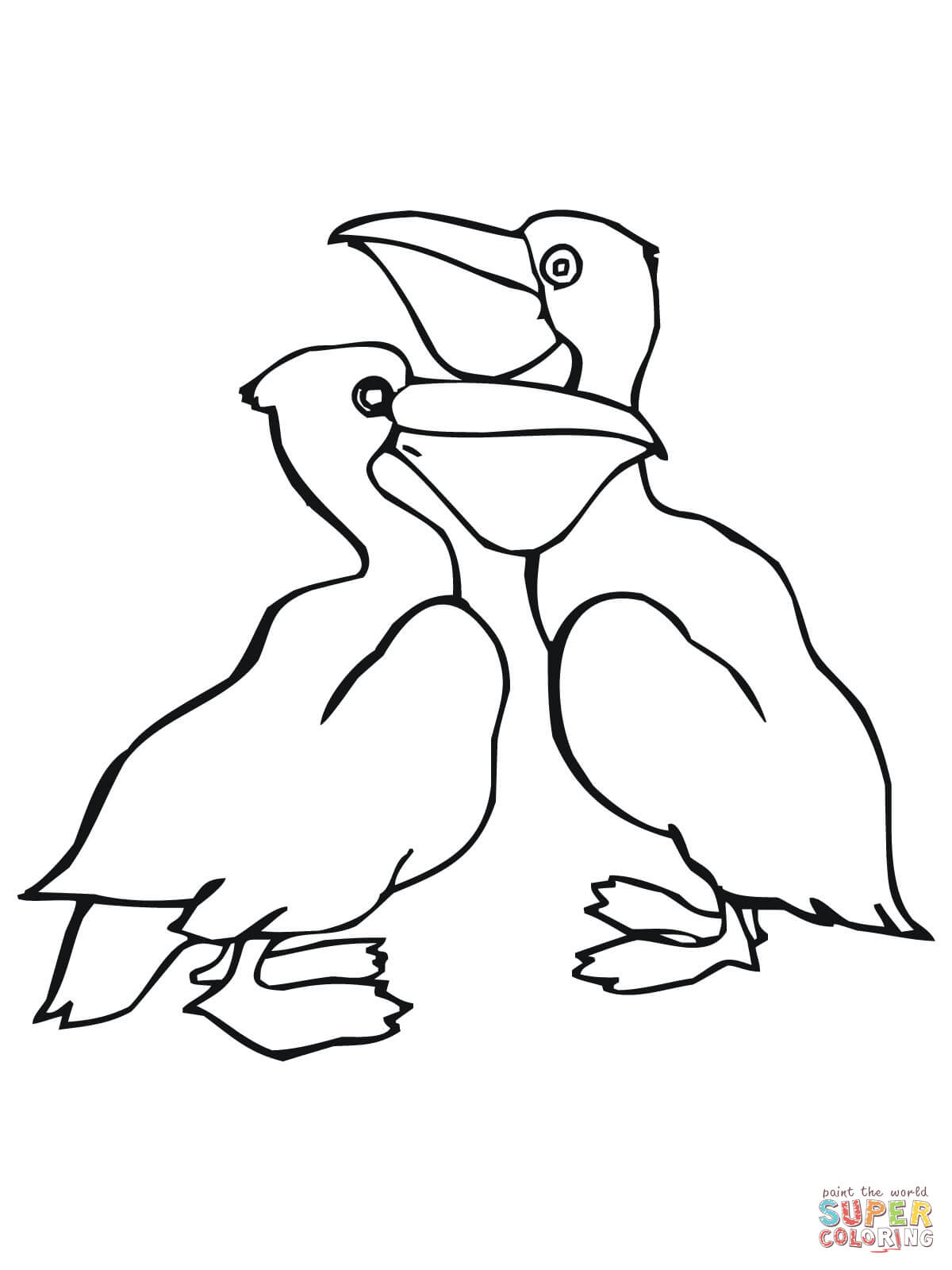 Pelican Coloring Pages 86