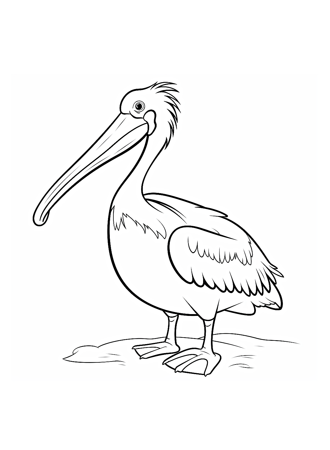 Pelican Coloring Pages 96