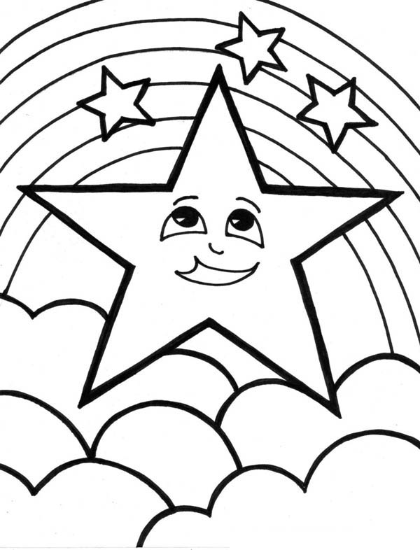 Rainbow Coloring Page For Adults 17