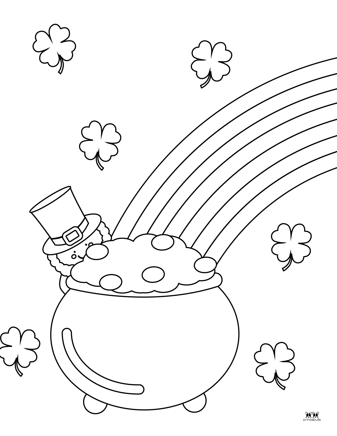 Rainbow Coloring Page For Adults 19