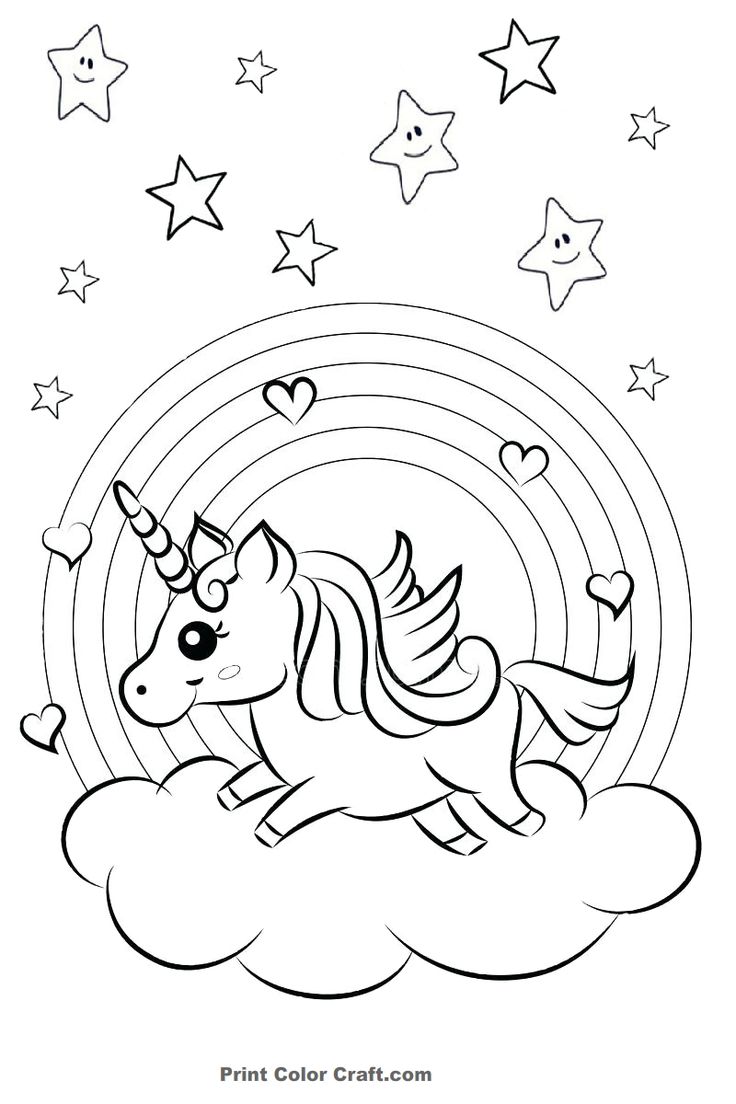 Rainbow Coloring Page For Adults 28