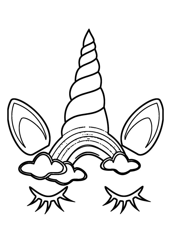 Rainbow Coloring Page For Adults 32