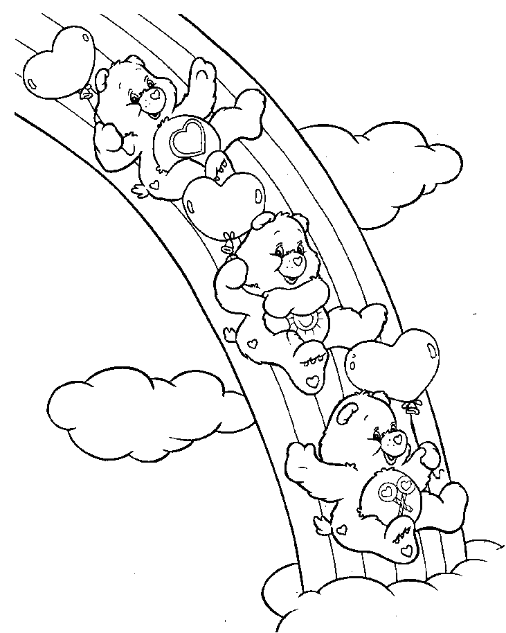 Rainbow Coloring Page For Adults 33