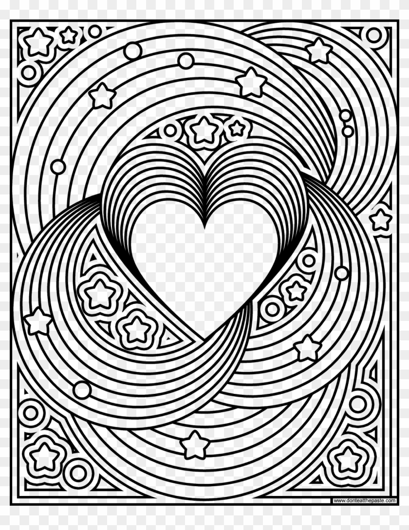 Rainbow Coloring Page For Adults 5