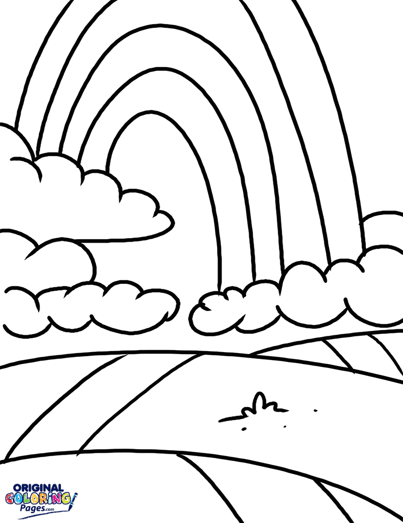 Rainbow Coloring Page For Adults 51