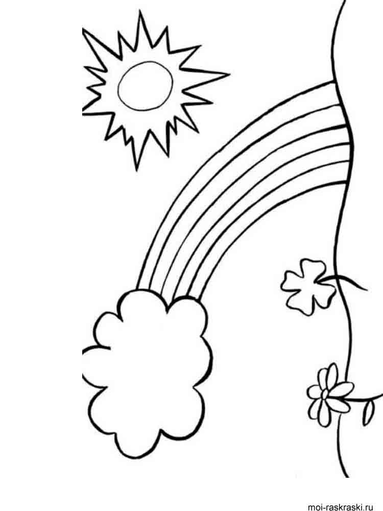 Rainbow Coloring Page For Adults 53