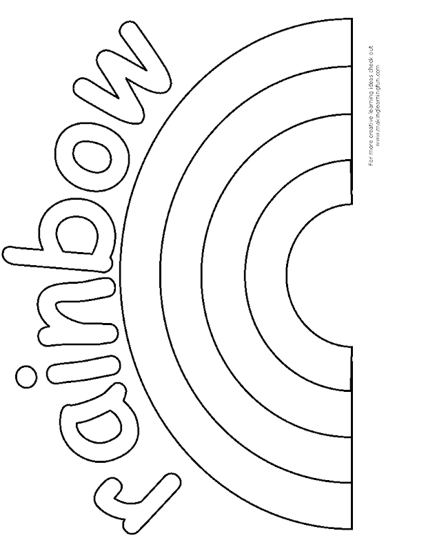 Rainbow Coloring Page For Adults 62