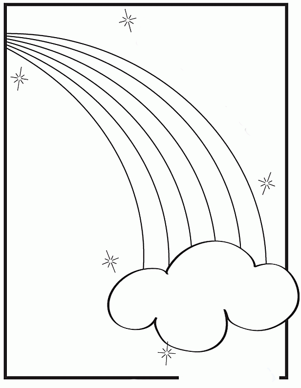 Rainbow Coloring Page For Adults 84