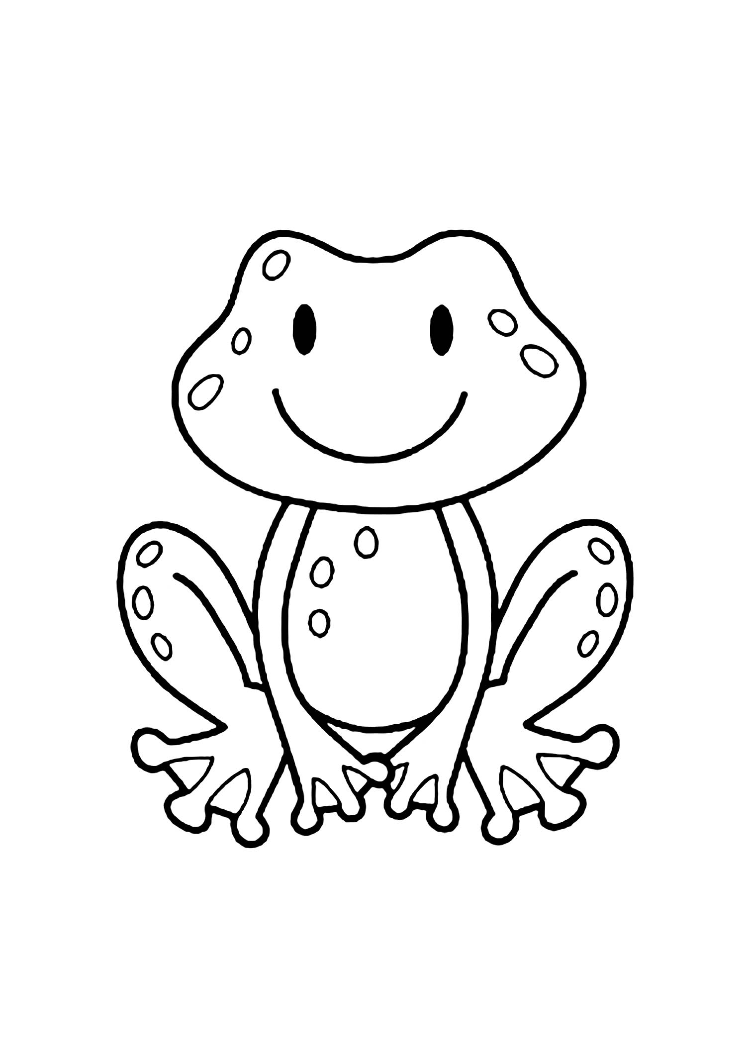 25 Free Coloring Pages Frog 25