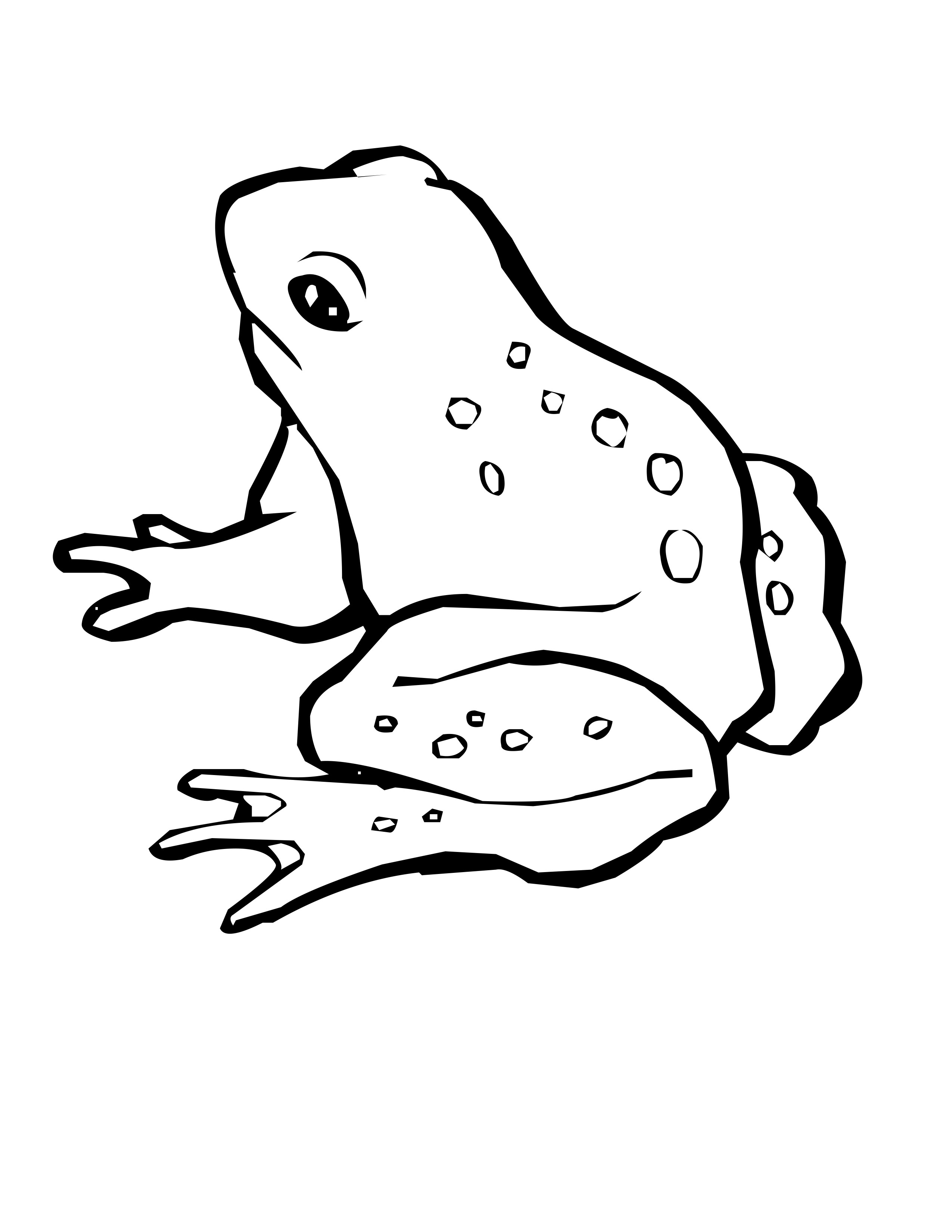 25 Free Coloring Pages Frog 26