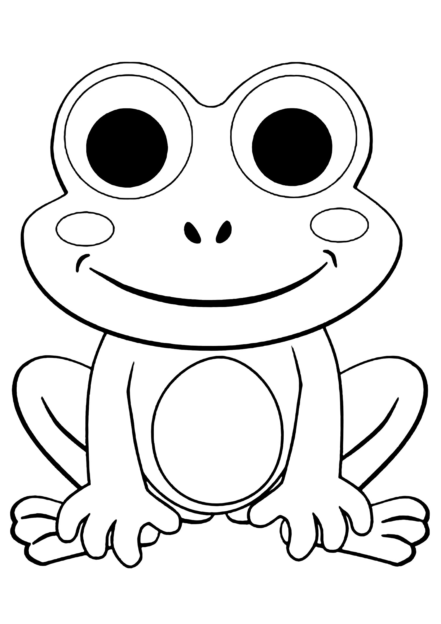 25 Free Coloring Pages Frog 5