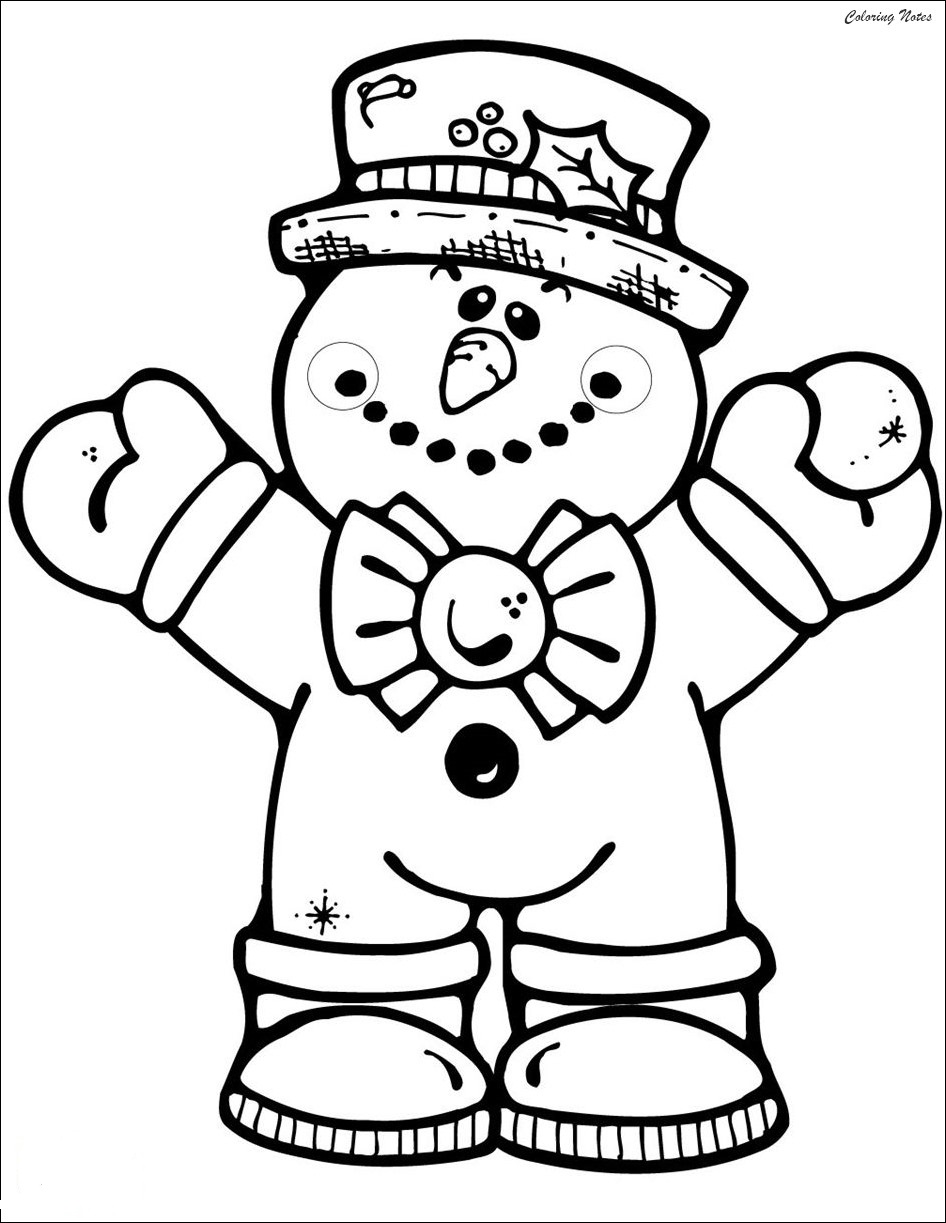 30 Snowman For Coloring 15