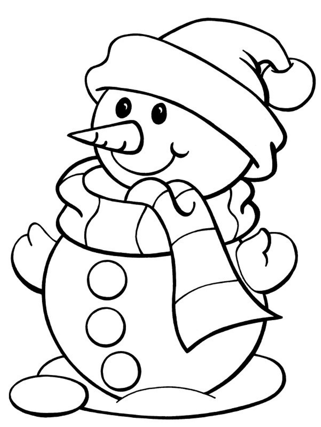 30 Snowman For Coloring 25